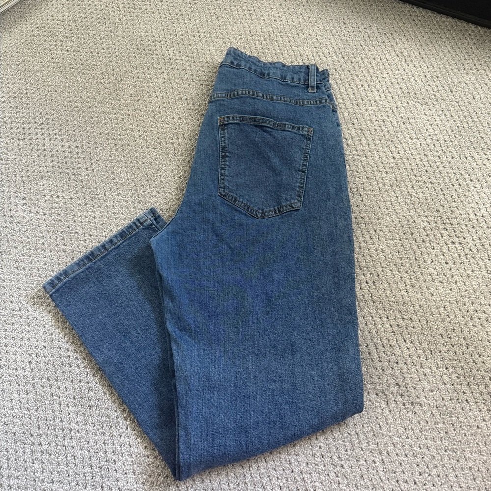 Women's Gap Stretch Straight Leg Blue Jeans